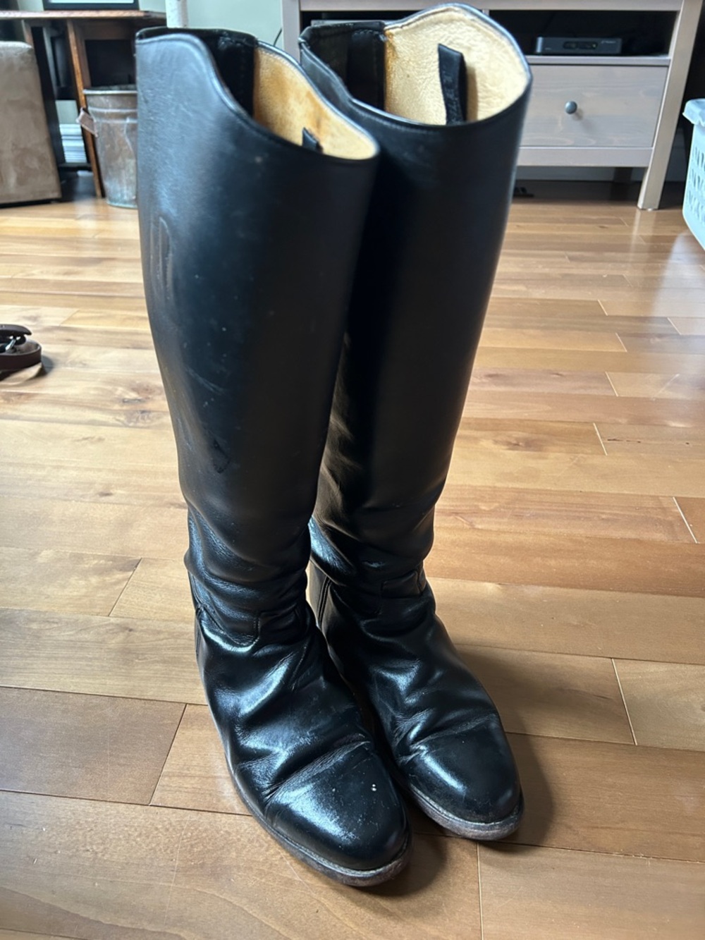 Boulet leather dress riding boot